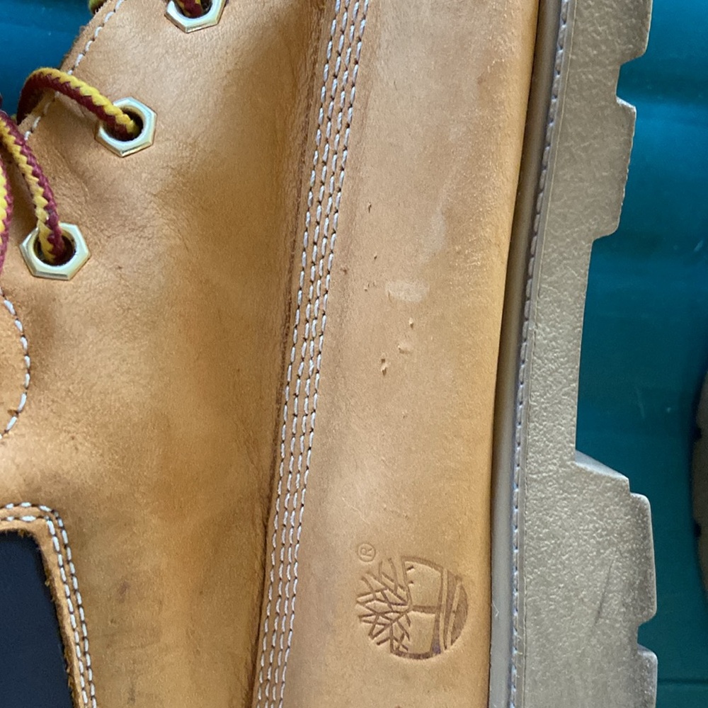 Boys Timberlands ankle boots size 7 - Picture 8 of 10
